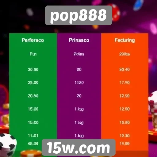 Comparação entre pop888 e concorrentes no mercado